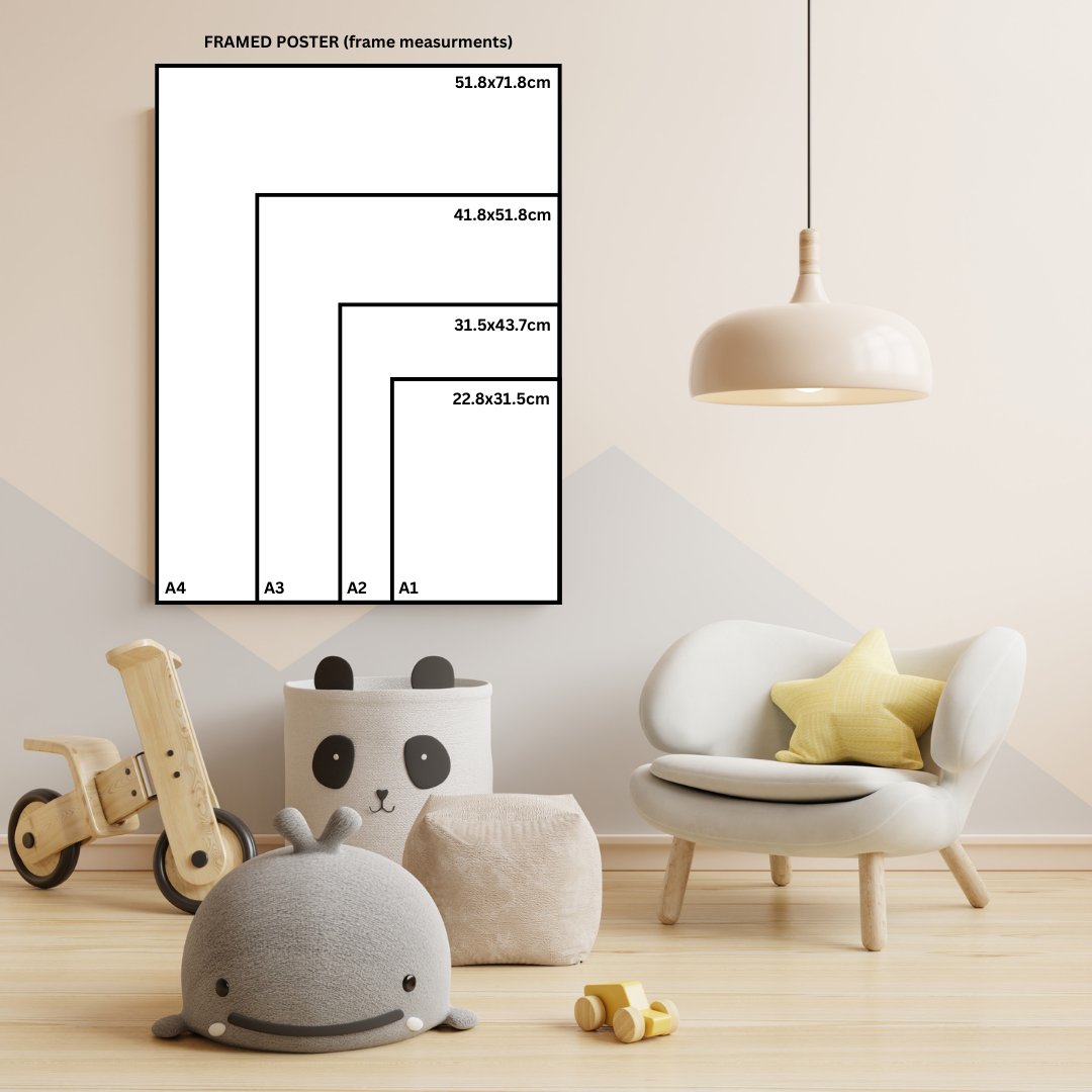 “Hiša Prioritet” – Okvirjen poster (z ikonami)