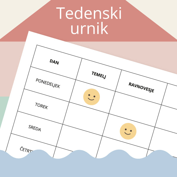"Tedenski urnik" - Digital